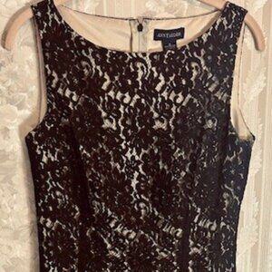 NWT  Ann Taylor *Special Ocassion/Formal* Lace Black Dress Sz. 6